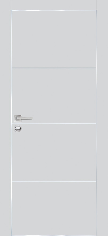 Фото Межкомнатная дверь PX-2  AL кромка с 4-х ст. Сапфир матовый