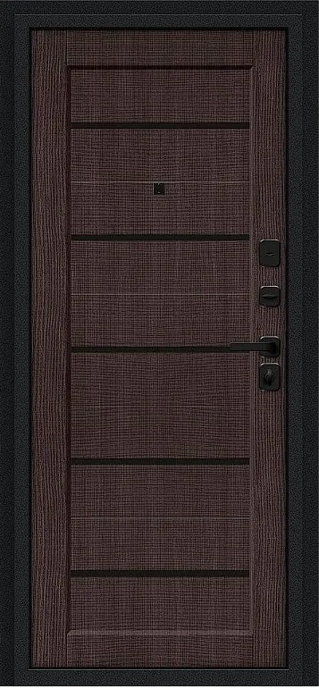 Товар Дверь Браво Борн/SBlack Букле черное/Wenge Melinga DIS007406